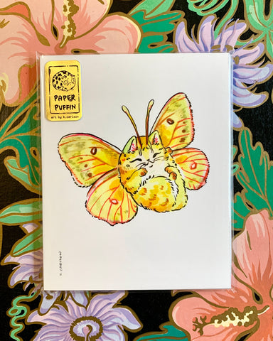 Mini Print “Yellow Catterfly” New & Limited