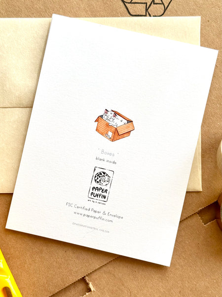 Boxes Greeting Card