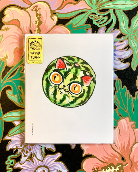 Mini Print “Watermelon Cat” New & Limited