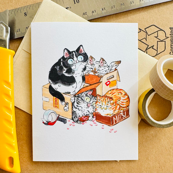 Boxes Greeting Card
