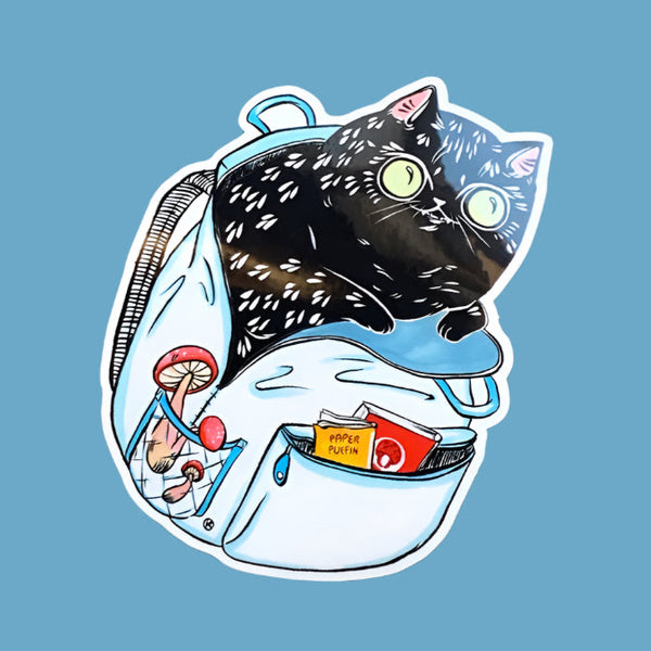 Forager Cat Sticker