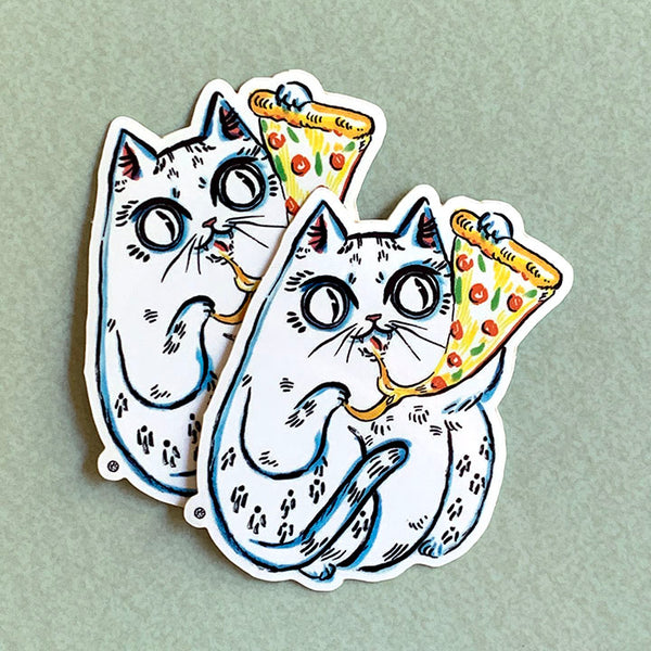 Pizza Cat Sticker