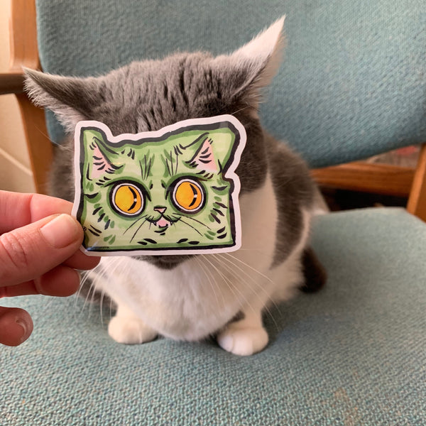 Oregon Cat Stickers Set of 2
