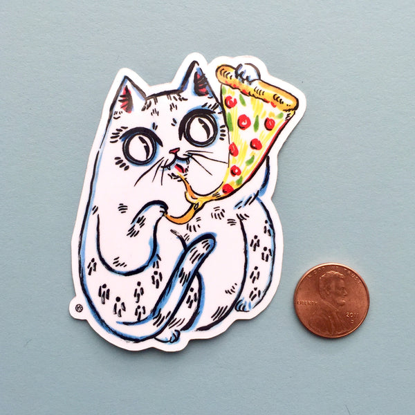 Pizza Cat Sticker