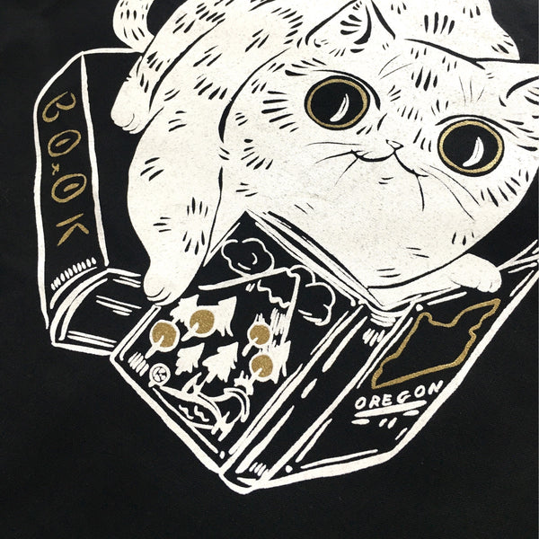Book Cat Tote Bag