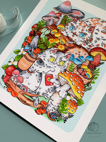 Curious Foragers Print