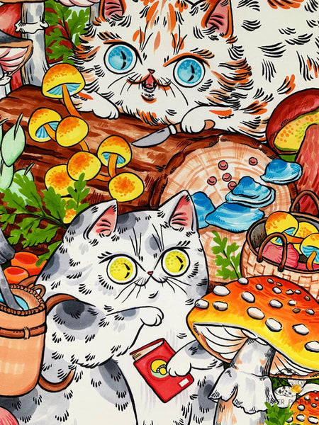 Curious Foragers Print