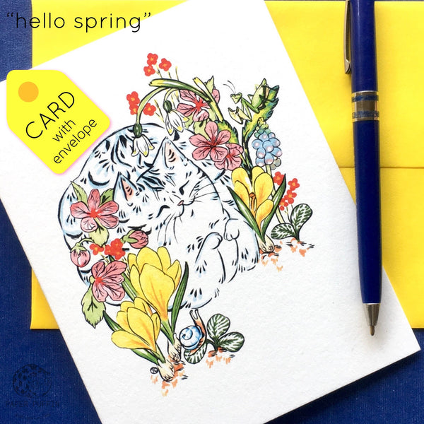 Card Set - Flower Cats