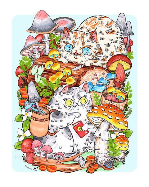 Curious Foragers Print