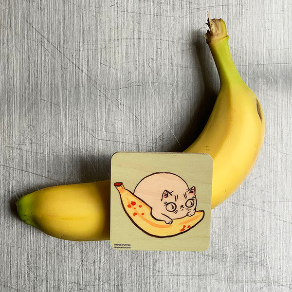 Lil Banana Cat Magnet