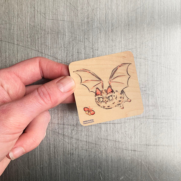 Bat Cat Magnet