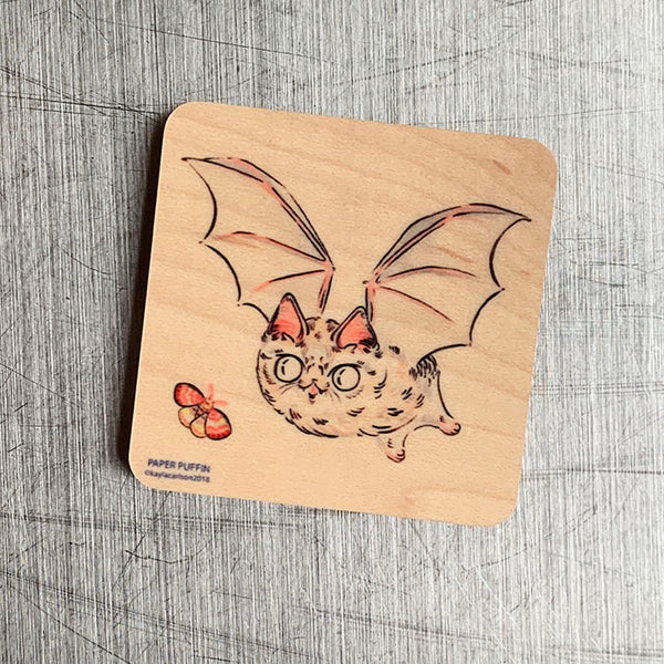 Bat Cat Magnet