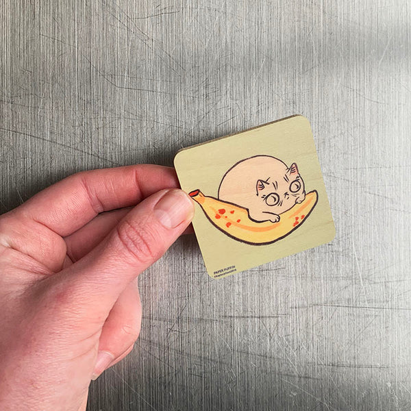 Lil Banana Cat Magnet