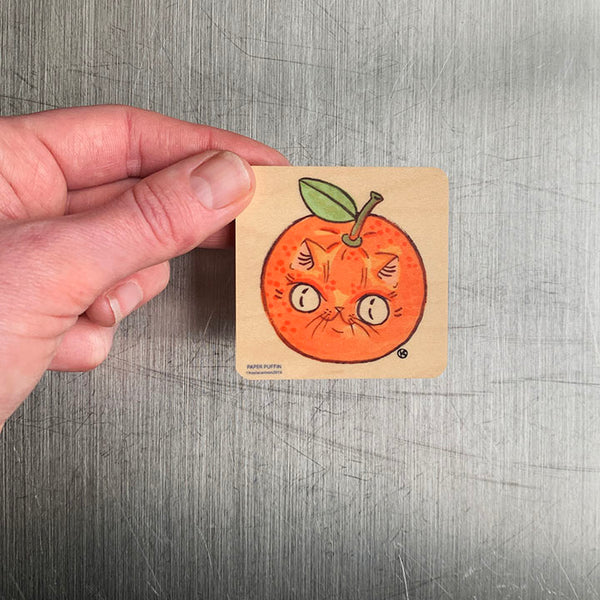 Orange Cat Magnet