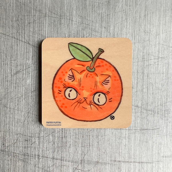 Orange Cat Magnet