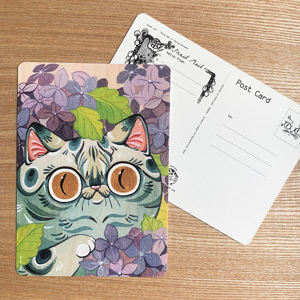 Hydrangea Postcard