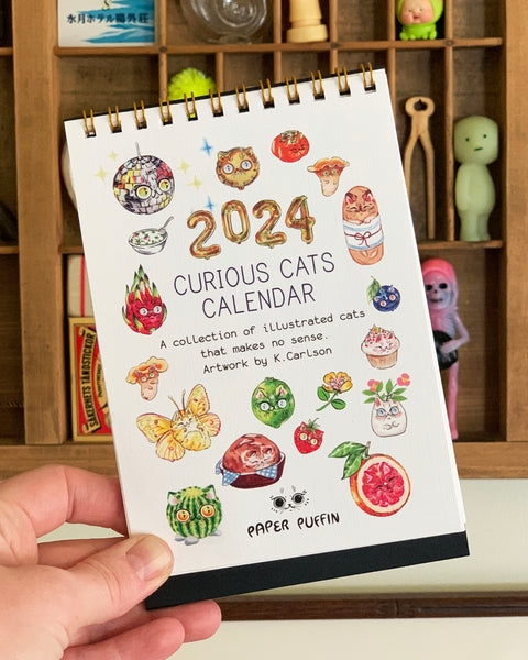 2024 Calendar "Curious Cats"