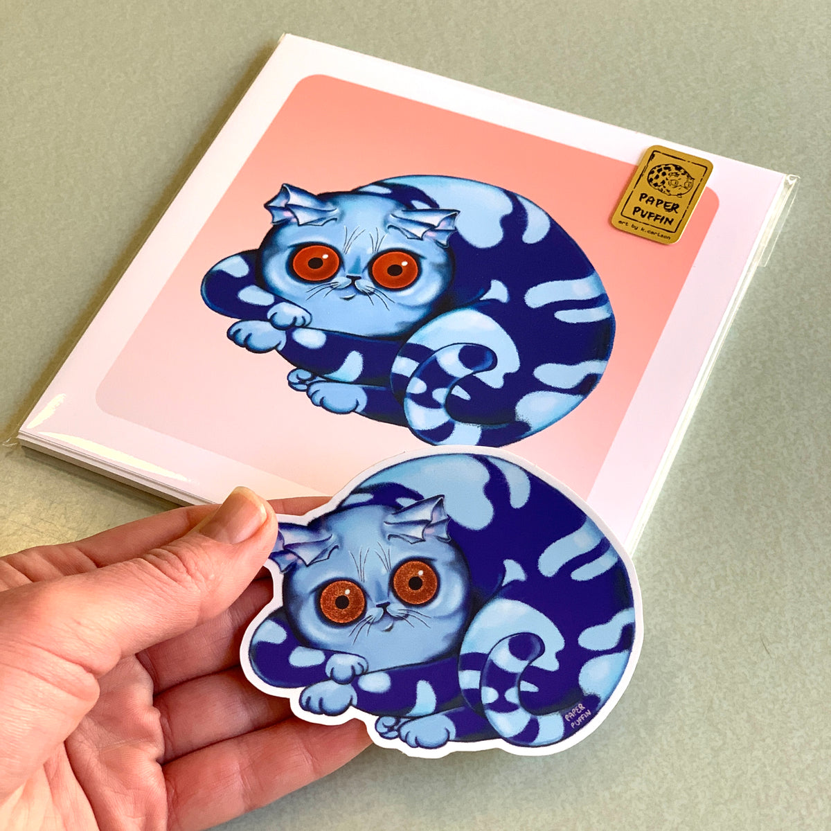 Fantastic Planet Cat Print – PaperPuffin