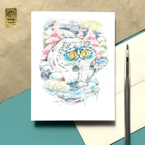 Yeti Cat Card ^NEW^