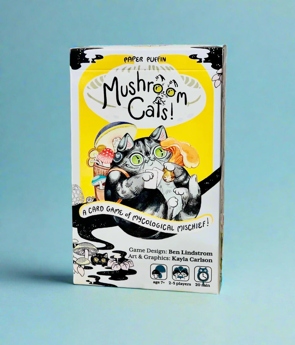 Mushroom Cats! A Card Game of Mycological Mischief – PaperPuffin