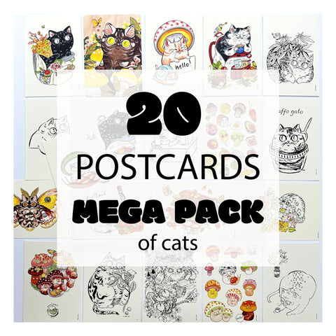 Mega Set of 20 Postcards 45% off list