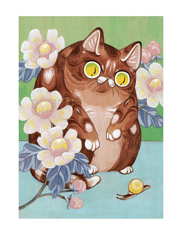 NEW! "Snails Pace" Archival Print - 9x12
