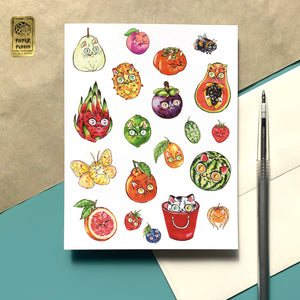 Fruity Cats Card