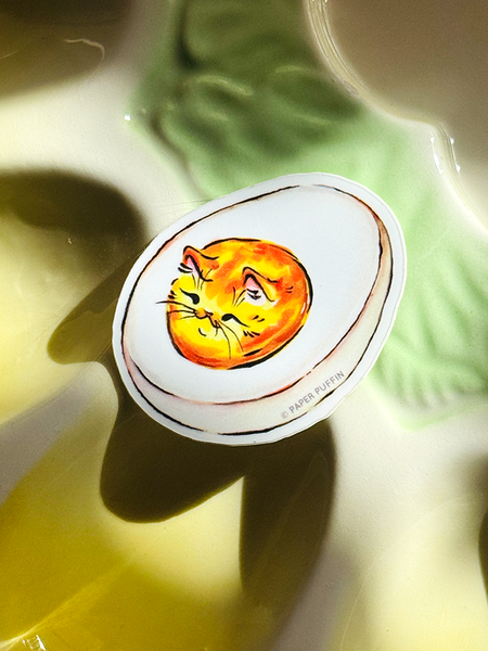 Egg Cat Sticker