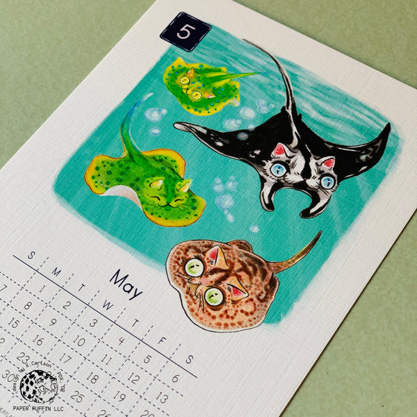 2023 Cat Calendar "Aquatic Cats"