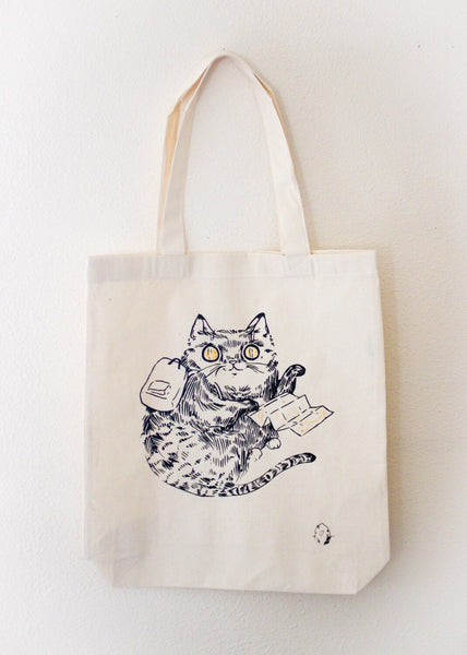 Adventure Cat Tote Bag