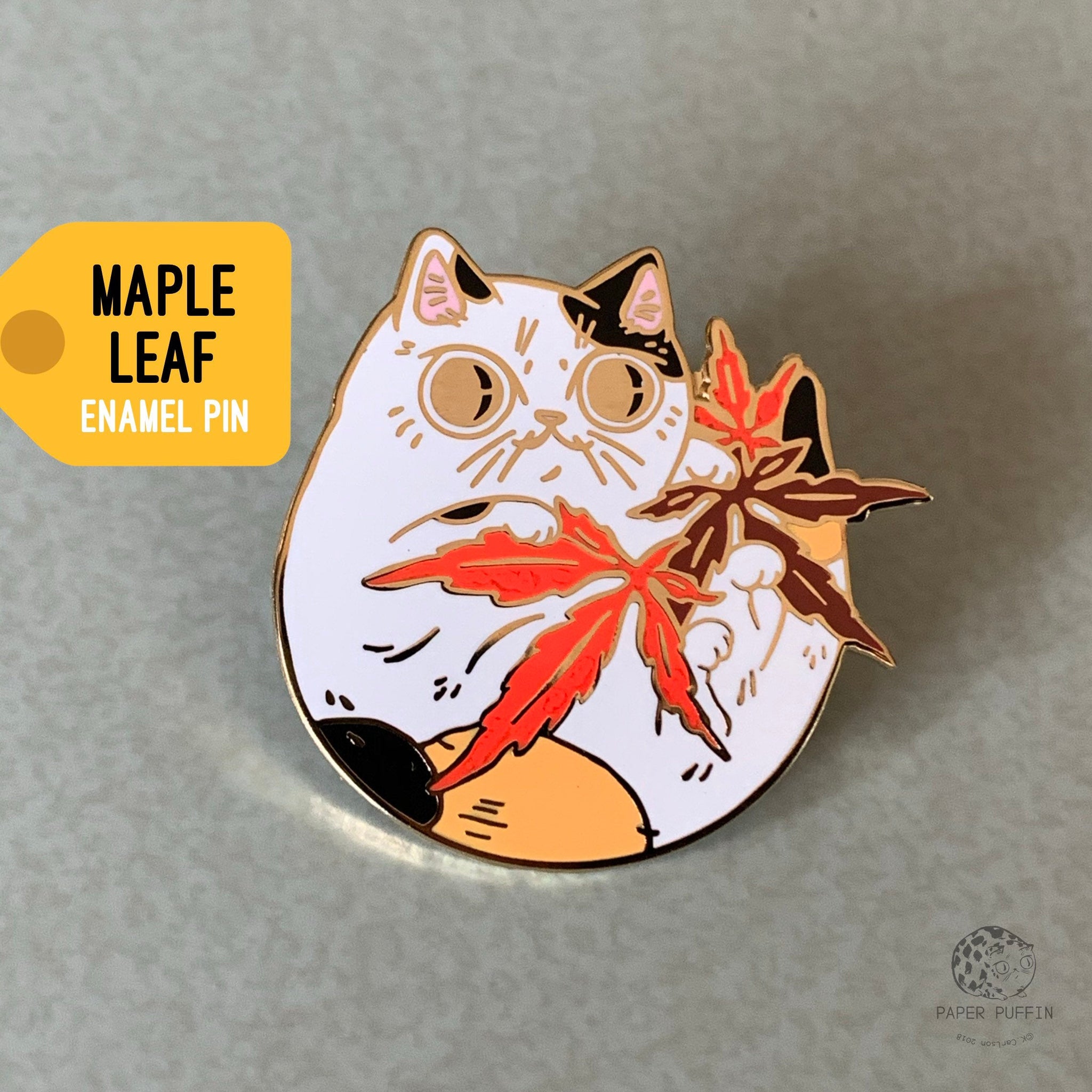 Maple Cat Enamel Pin Special Edition