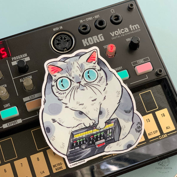 Synth Cats Stickers