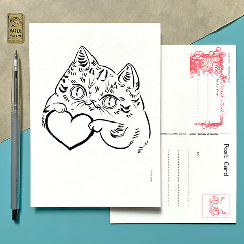 Love Cat Postcard